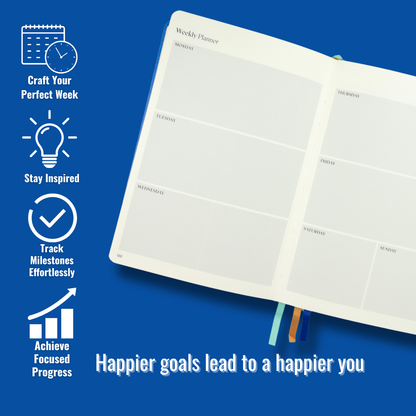Surprisingly Successful – Undated Weekly Planner - Majorelle Blue