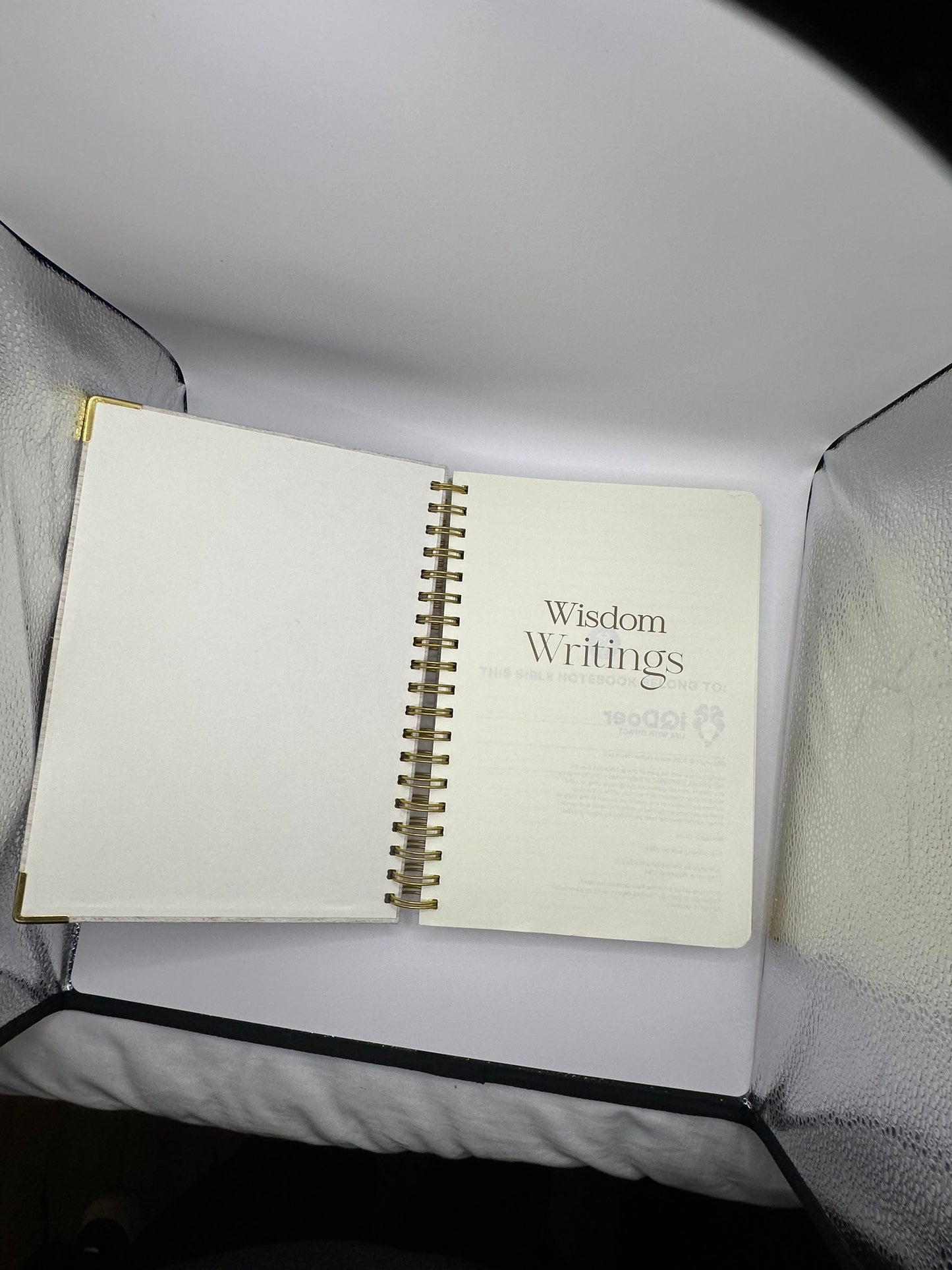 Wisdom Writings – Bible Notebook (B5)