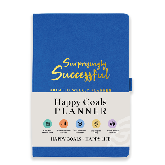 Surprisingly Successful – Undated Weekly Planner - Majorelle Blue