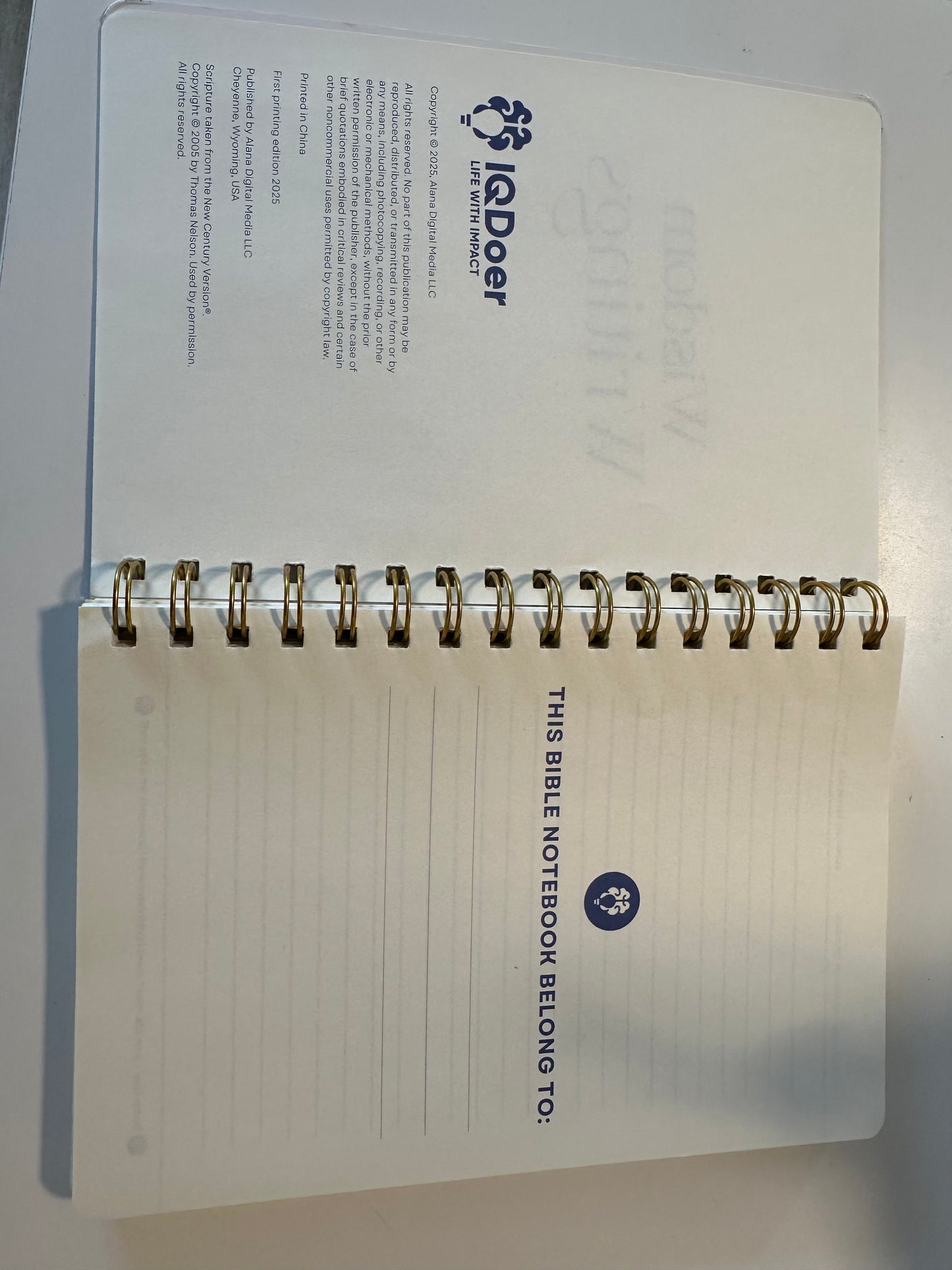 Wisdom Writings – Bible Notebook (A5)