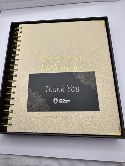 Elevated Endeavors – 2026 Weekly Planner (Custom A4)
