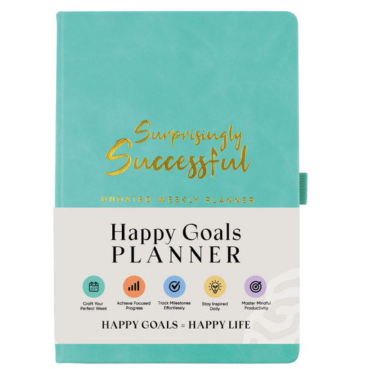 Surprisingly Successful – Undated Weekly Planner - Teal