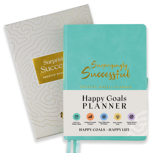 Surprisingly Successful – Undated Weekly Planner - Teal