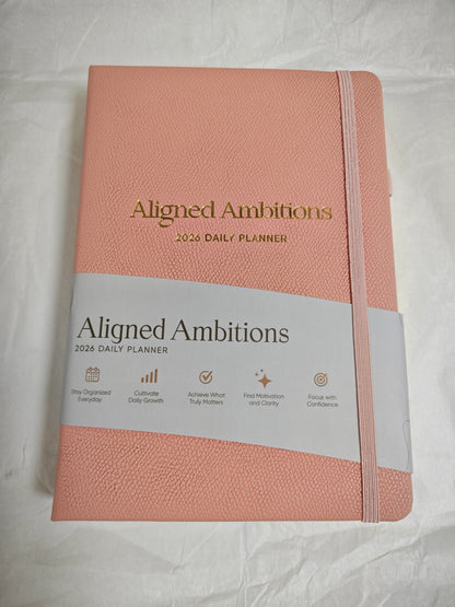 Aligned Ambitions – 2026 Daily Planner (A5)